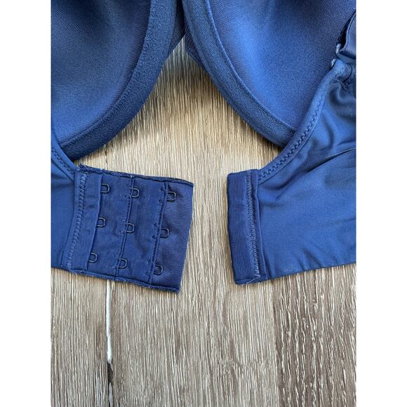 Bali One Smooth U Ultra Light Underwire Convertible Blue 40D Bra Full Figure - Picture 6 of 8